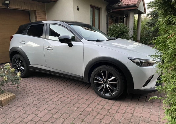 Mazda CX-3 cena 66500 przebieg: 122000, rok produkcji 2016 z Białystok małe 154